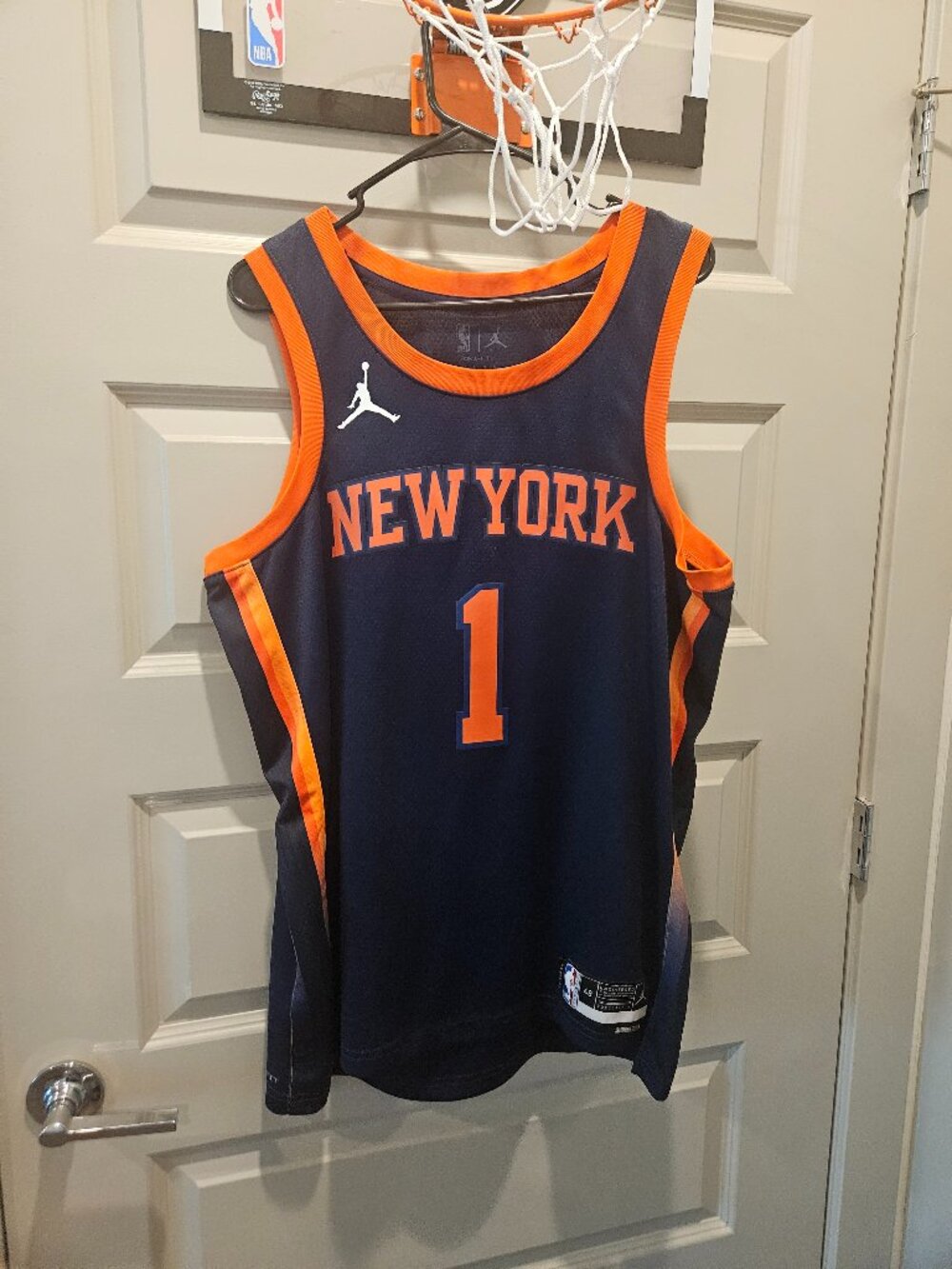 Jordan New York Knicks Jersey Obi Toppin
